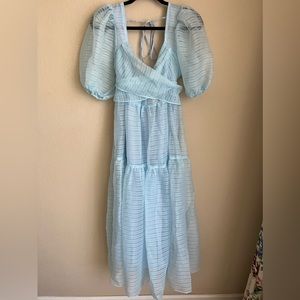 Free People Baby Blue Haley Dress. Size 10. New without tags.